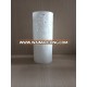 7.5" Tall Flameless Pillar Candle- Paraffin Wax Double Grave LED Candle With Many Colours Available